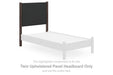 Pamytta - Twin Upholstered Panel Headboard - Brown - Simple Home Plus