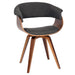 Summer - Modern Chair - Walnut Wood - Simple Home Plus