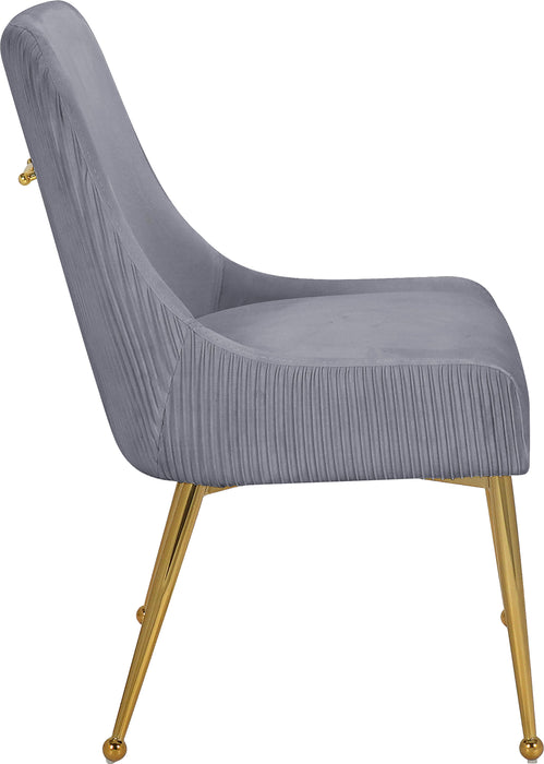 Ace - Dining Chair with Gold Legs (Set of 2) - Simple Home Plus