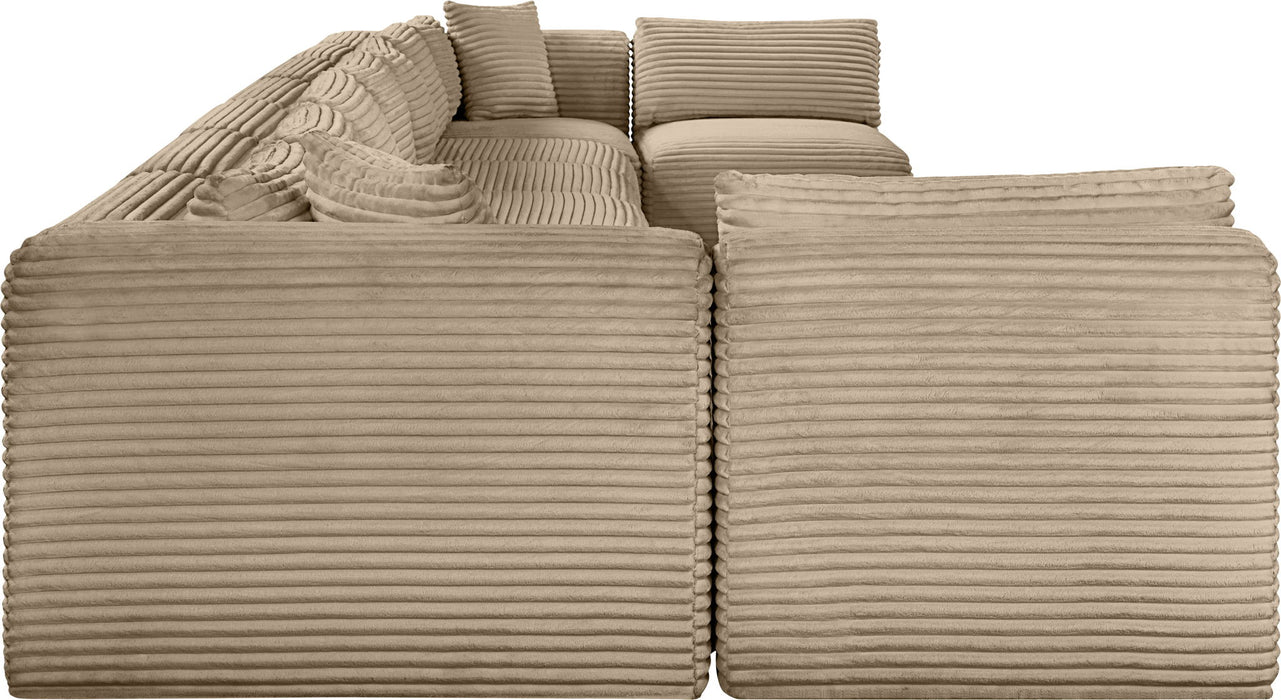 Shaggy - Fabric 9 Piece Modular Sectional - Simple Home Plus