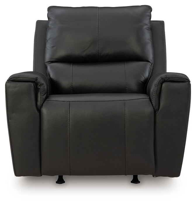 Glossmore - Rocker Recliner - Black - Simple Home Plus