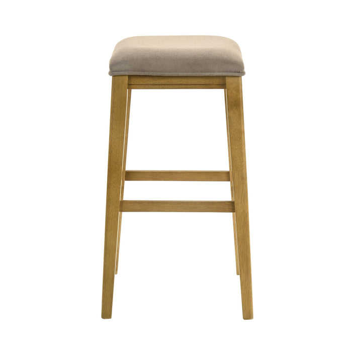 Jane - Contemporary Transitional Wood Bar Height Kitchen Bar Stool - Simple Home Plus