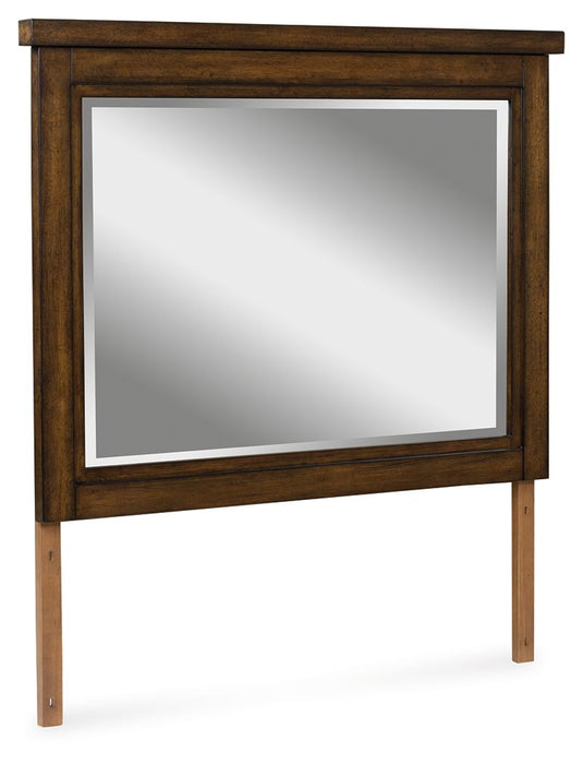 Taffenbrook - Bedroom Mirror - Medium Brown - Simple Home Plus