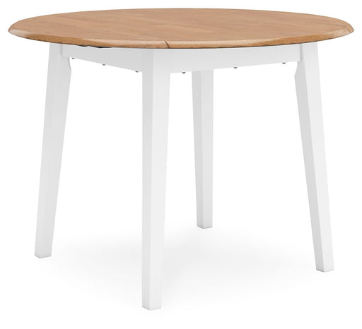 Gesthaven - Round Dining Room Drop Leaf Table - Simple Home Plus
