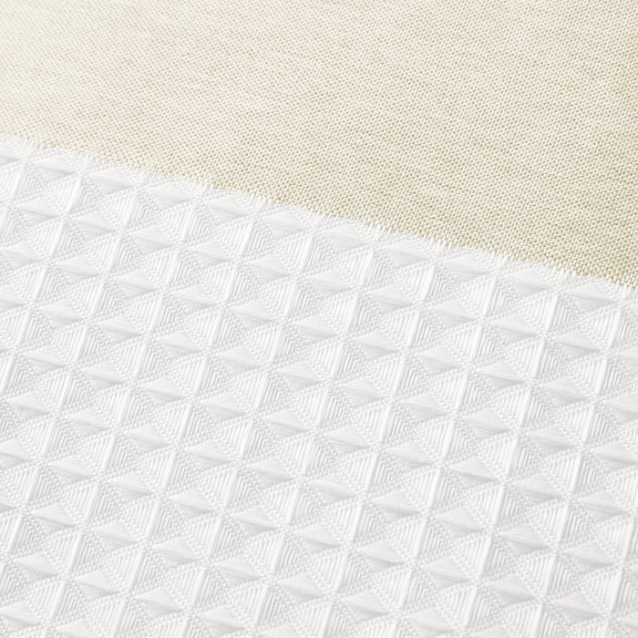 Spa Waffle - 72" x 84" Shower Curtain With 3M Treatment - Cream - Simple Home Plus