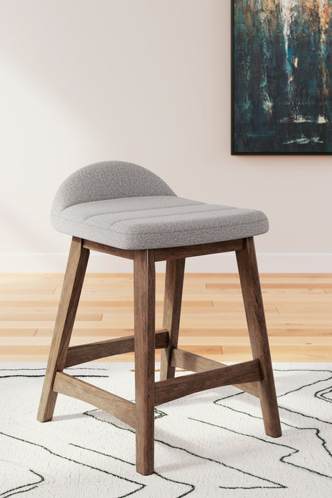 Lyncott - Upholstered Barstool (Set of 2) - Simple Home Plus