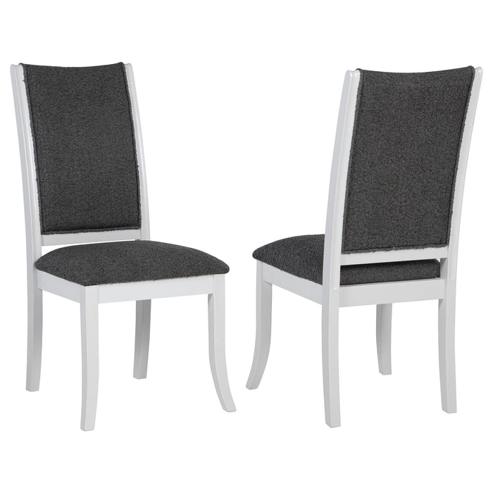 Judd - Upholstered Dining Side Chair (Set of 2) - Pearl White - Simple Home Plus