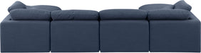 Indulge - Linen 6 Piece Modular Double Chaise Sectional - Simple Home Plus