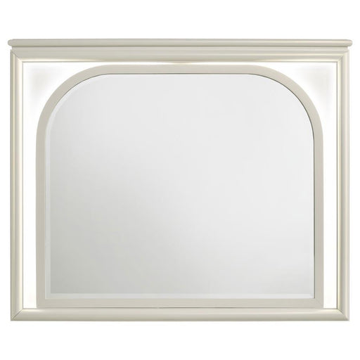 Olivia - LED Dresser Mirror - Pearl White - Simple Home Plus