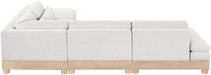Turin - Chenille Fabric Upholstered Modular Sectional - White - Simple Home Plus
