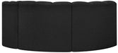 Arc - Boucle Fabric 3 Piece Modular L-Shaped Sofa - Simple Home Plus