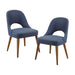 Nola - Dining Side Chair (Set of 2) - Navy - Simple Home Plus