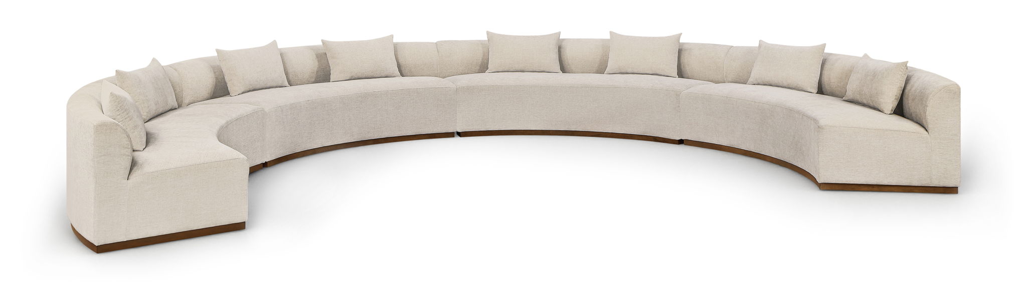 Avanti - Chenille Fabric Upholstered 4 Piece Modular Sectional - Simple Home Plus