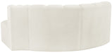 Arc - Velvet 3 Piece Modular L-Shaped Sofa - Simple Home Plus
