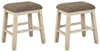 Bolanburg - Upholstered Stool (Set of 2) - Beige - Simple Home Plus
