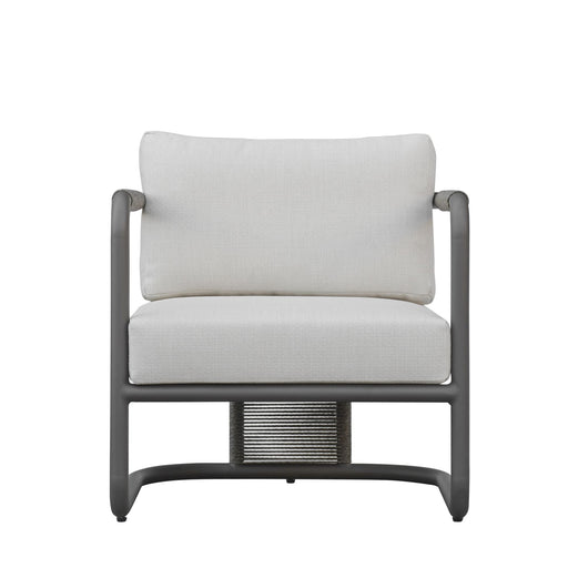 Dorado - Outdoor Club Chair - Off-White / Gray - Simple Home Plus