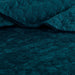 Harper - Reversible 3 Piece Coverlet Set - Teal - Simple Home Plus