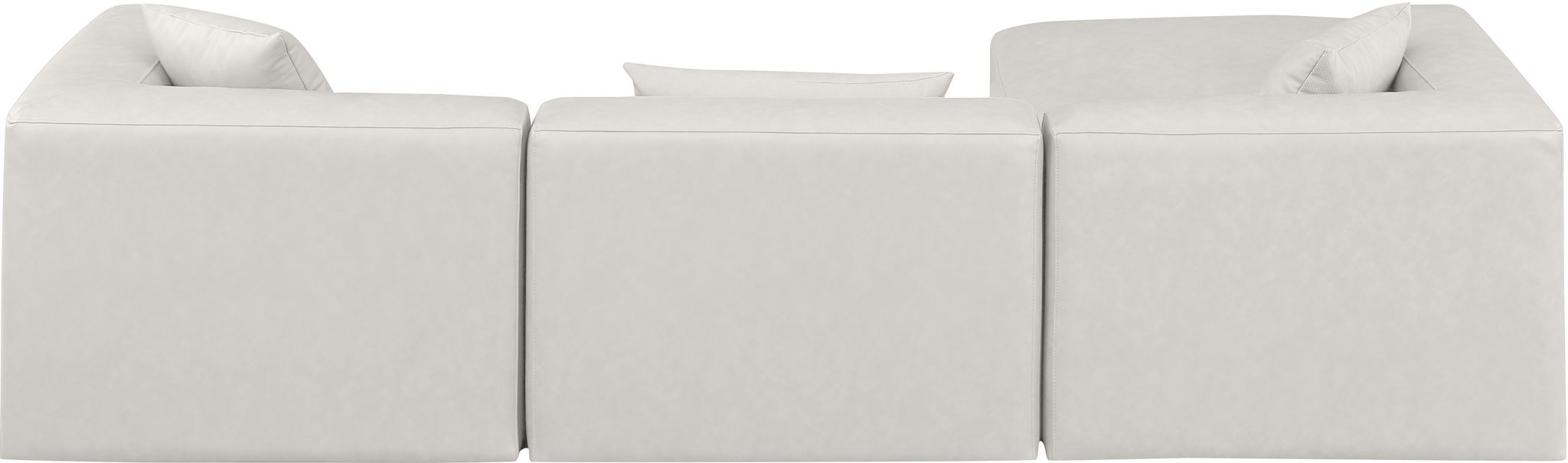 Cube - 4 Piece Modular Sectional With Chaise - Simple Home Plus