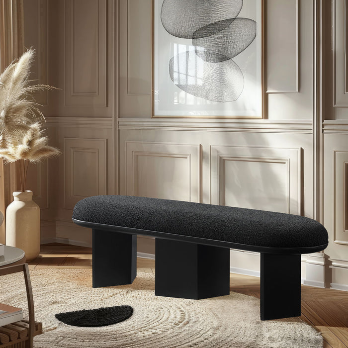Wilshire - Bench With Black Base - Simple Home Plus