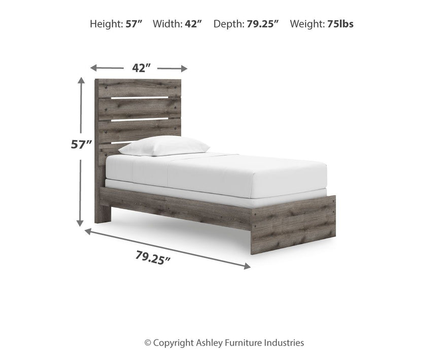 Graystorm - Panel Bed - Simple Home Plus