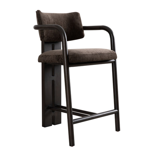 Aaliyah - 26" Counter Height Barstool - Brown / Espresso - Simple Home Plus