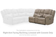 Pearce-Pike - RAF Reclining Loveseat With Console - Birch - Simple Home Plus