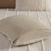 Anslee - King 3 Piece Yarn Dyed Duvet Cover Set - Taupe - Simple Home Plus