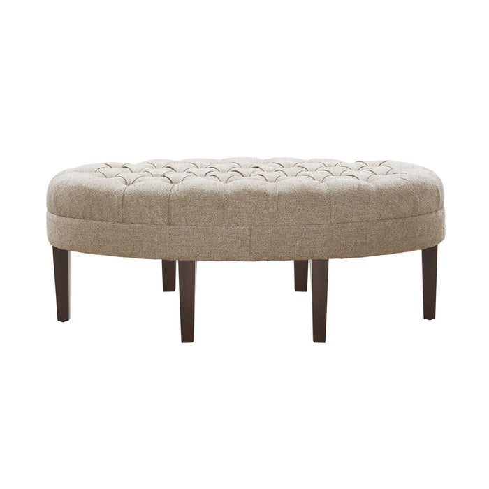 Martin - Surfboard Tufted Ottoman - Linen - Simple Home Plus