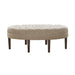 Martin - Surfboard Tufted Ottoman - Linen - Simple Home Plus