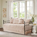 Tuscany - Twin 6 Piece Reversible Scalloped Edge Daybed Cover Set - Blush - Simple Home Plus