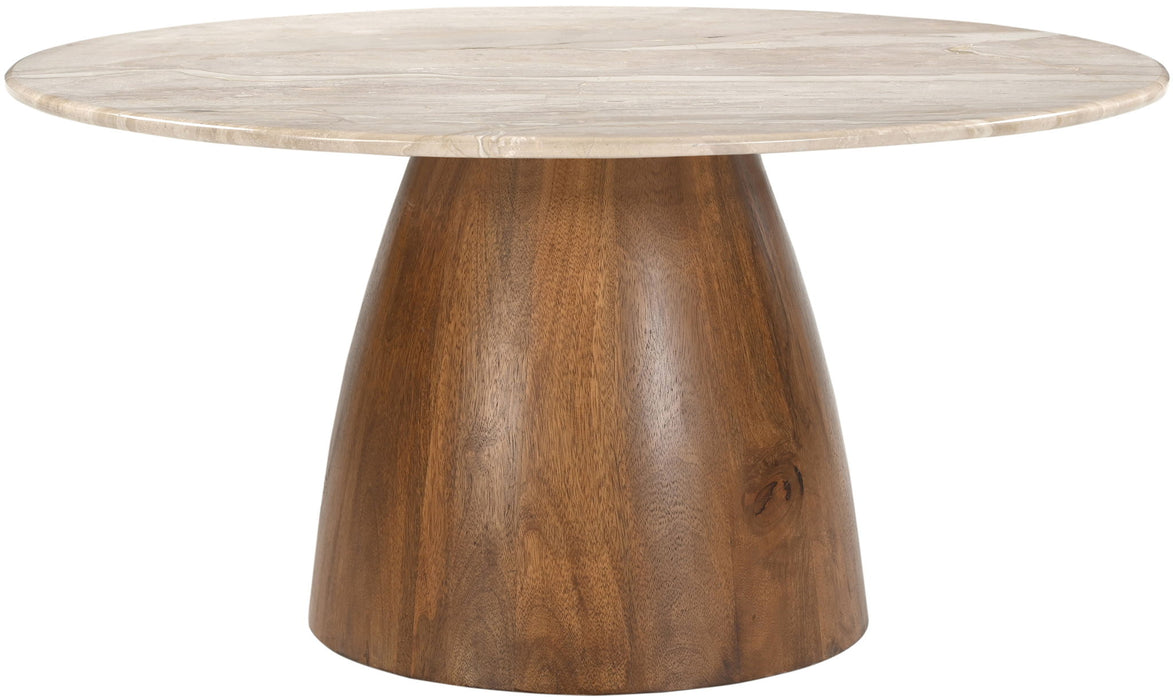 Liona - Marble And Mango Wood Table - Simple Home Plus
