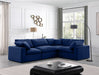 Comfy - 4 Piece Velvet Modular Sectional - Simple Home Plus