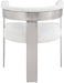 Romeo - Boucle Dining Chair With Silver Base (Set of 2) - Simple Home Plus