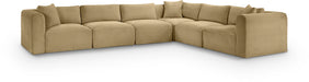 Shaggy - 6 Piece Modular Corner Sectional - Simple Home Plus