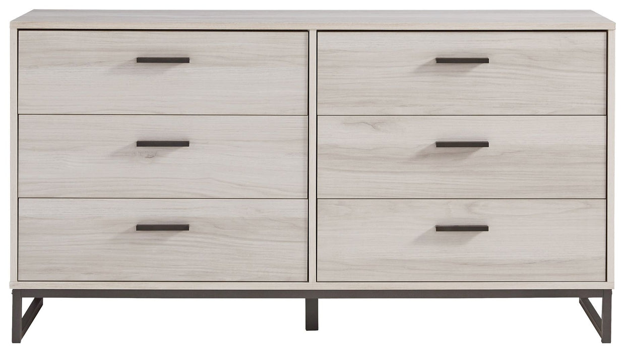 Socalle - Six Drawer Dresser - Simple Home Plus