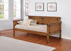 Oakdale - Wood Twin Daybed - Rustic Honey - Simple Home Plus