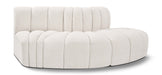 Arc - Boucle Fabric 3 Piece Modular Sofa - Simple Home Plus