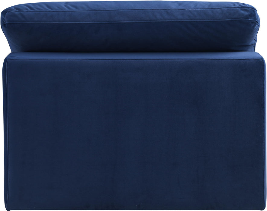 Comfy - Velvet Armless Chair - Simple Home Plus