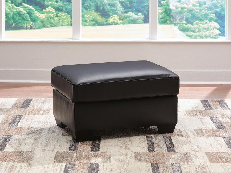 Glennbre - Ottoman - Midnight - Simple Home Plus