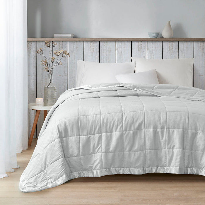 Cambria Premium Oversized Hypoallergenic Down Alternative Blanket With 3M Moisture Treatment - Gray - Simple Home Plus
