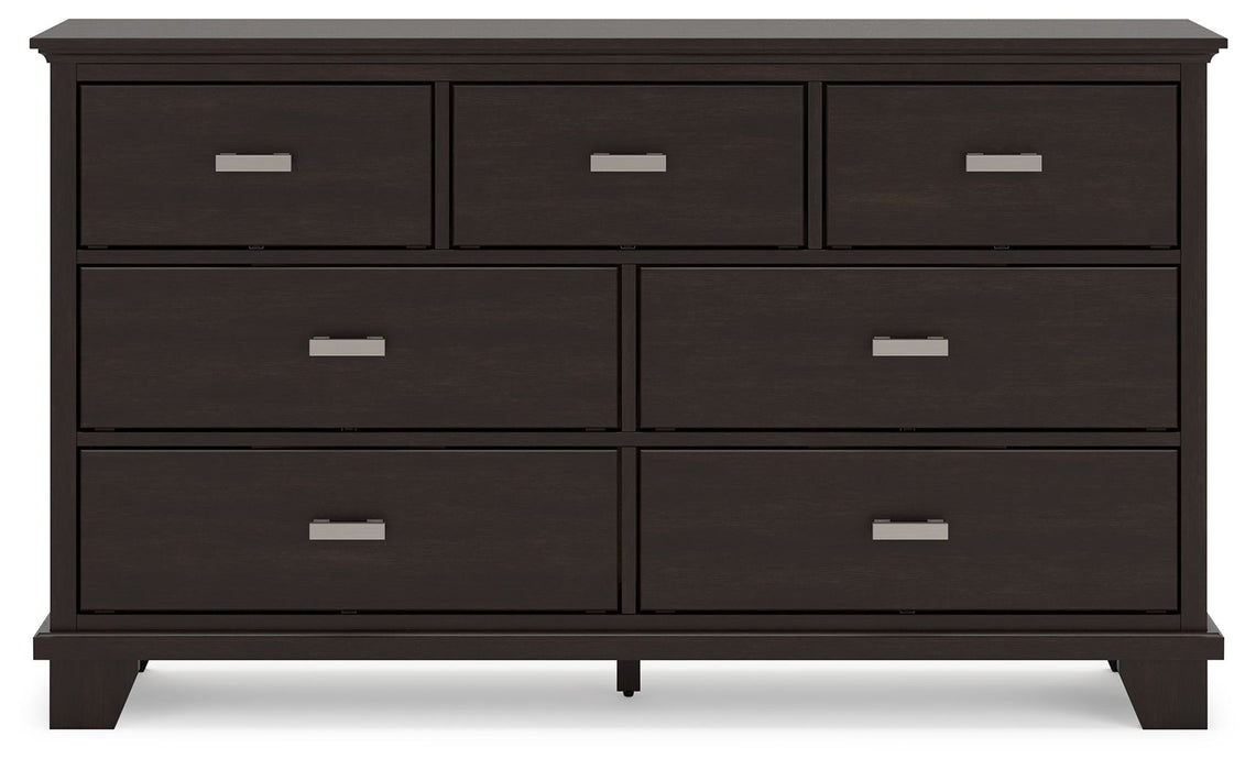 Covetown - Dresser - Dark Brown - Simple Home Plus