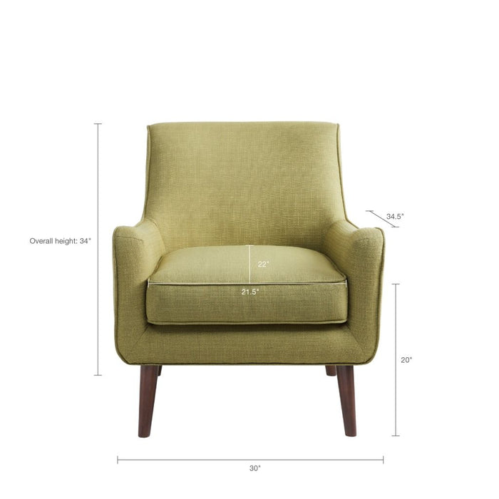 Oxford - Mid-Century Accent Chair - Green - Simple Home Plus