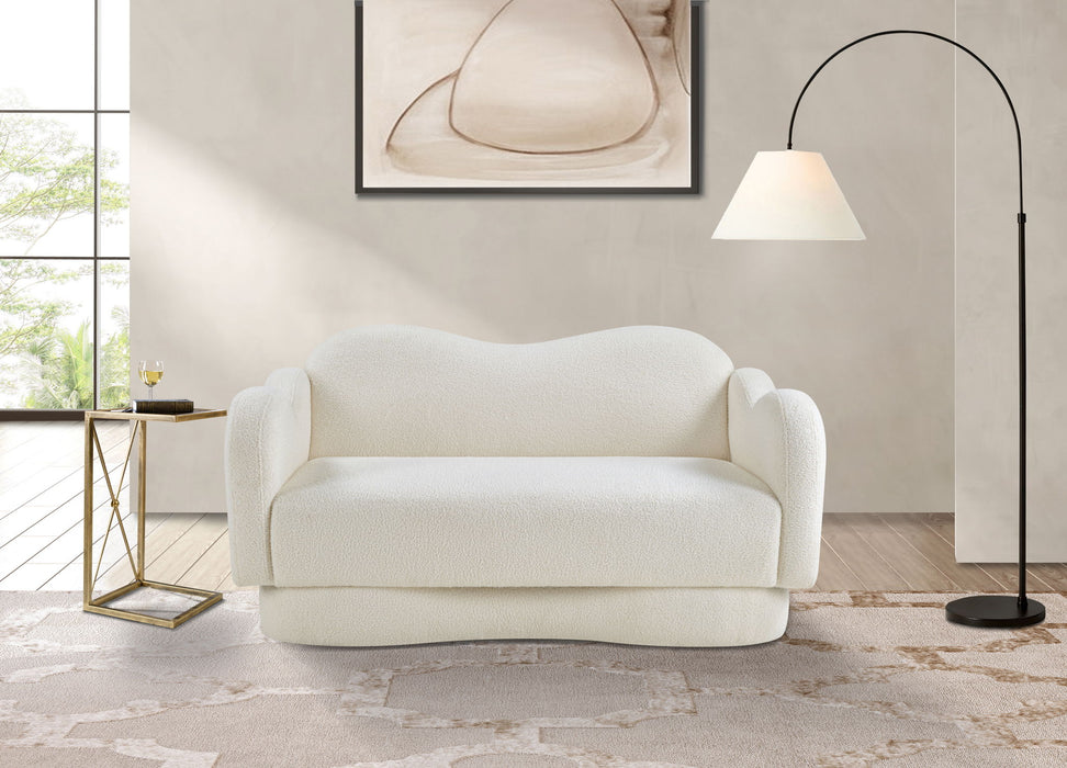 Bloom - Teddy Fabric Loveseat - Simple Home Plus