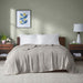 Freshspun Basketweave - Twin Blanket - Gray - Simple Home Plus