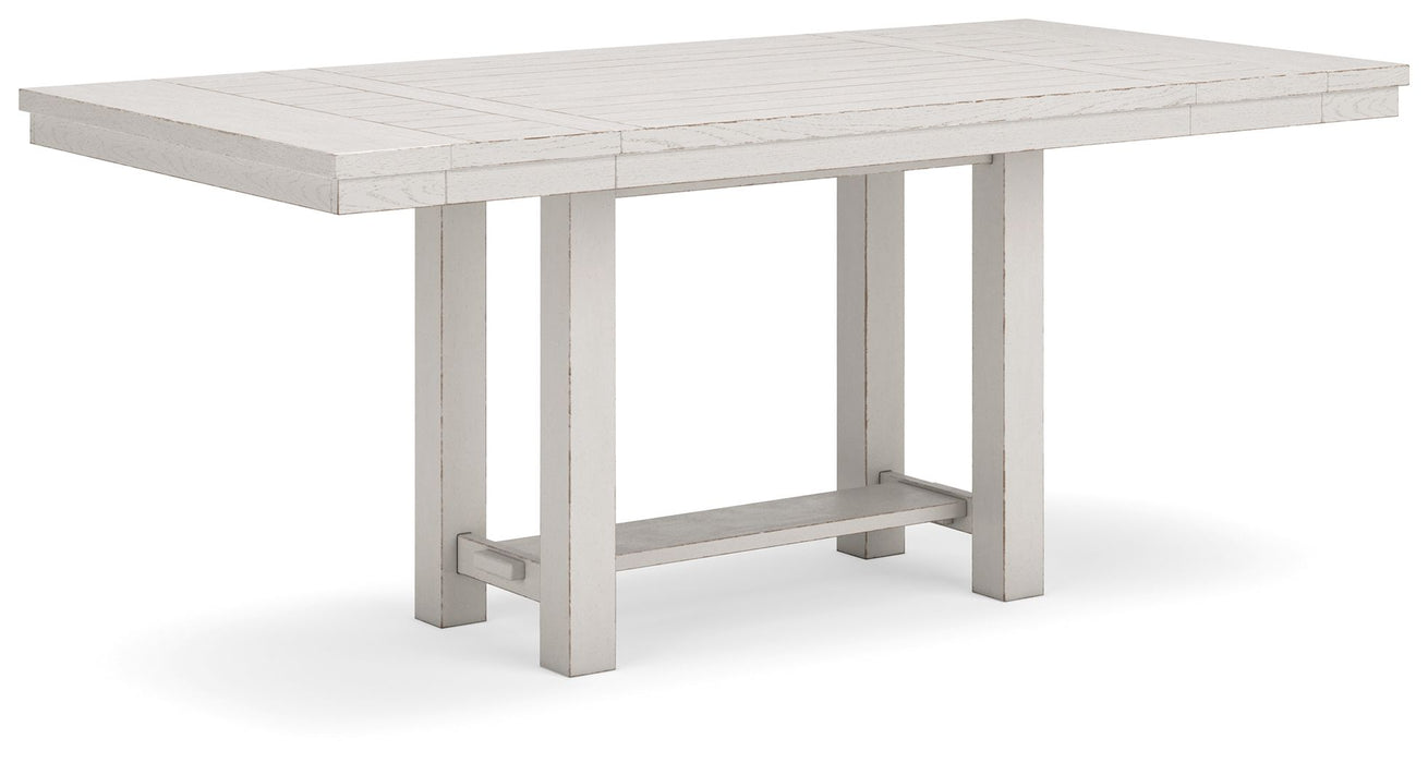 Robbinsdale - Rectangular Counter Height Dining Extension Table Set - Simple Home Plus