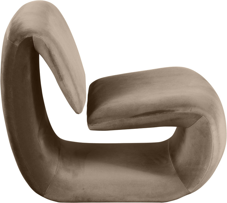 Nouveau - Velvet Accent Chair - Simple Home Plus