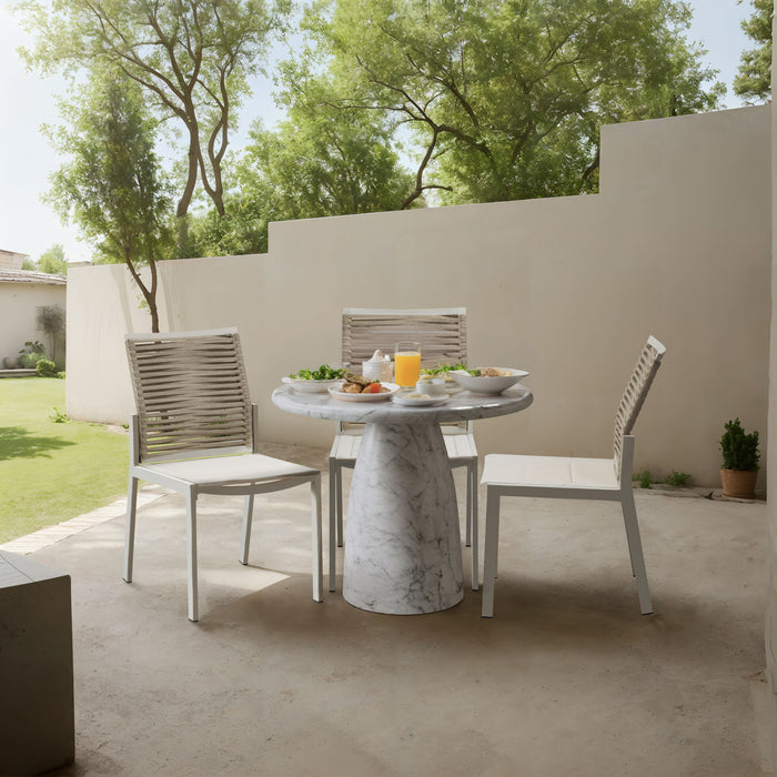 Cosenza - Round Concrete Dining Table - Simple Home Plus