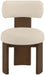 Atelier - Vegan Leather Upholstered Dining Chair (Set of 2) - Painted Brown Frame - Simple Home Plus
