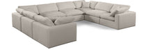 Comfy - 8 Piece Linen Modular Sectional - Simple Home Plus