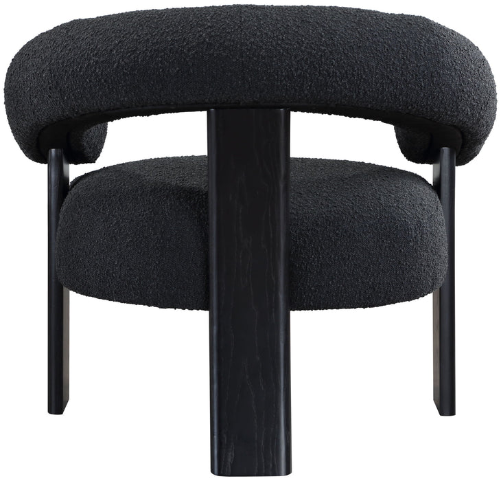 Winston - Accent Chair With Black Legs - Simple Home Plus